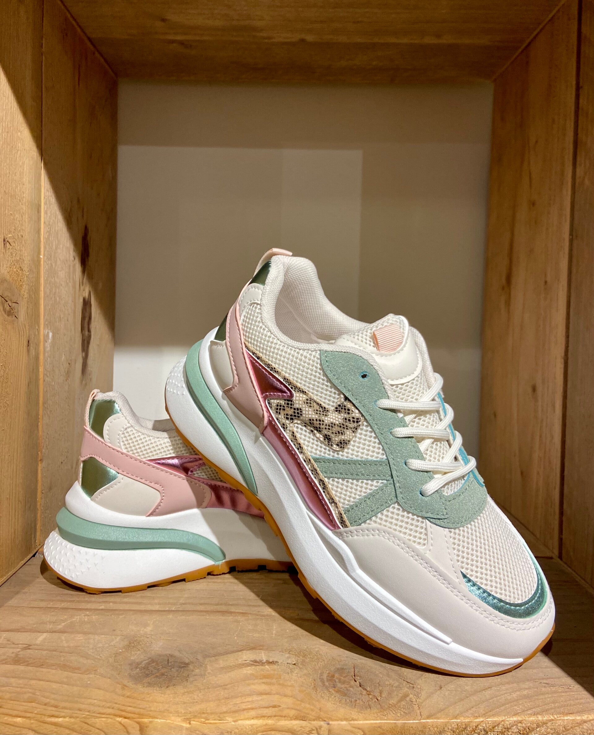 Sneakers Groen / Roze