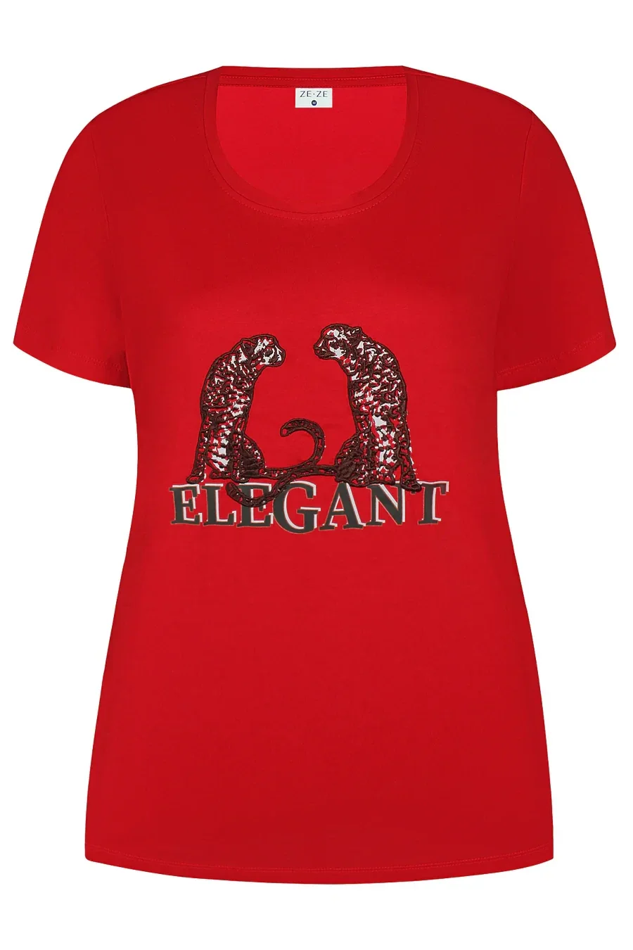 ZE-ZE - T-shirt Jodie Rood