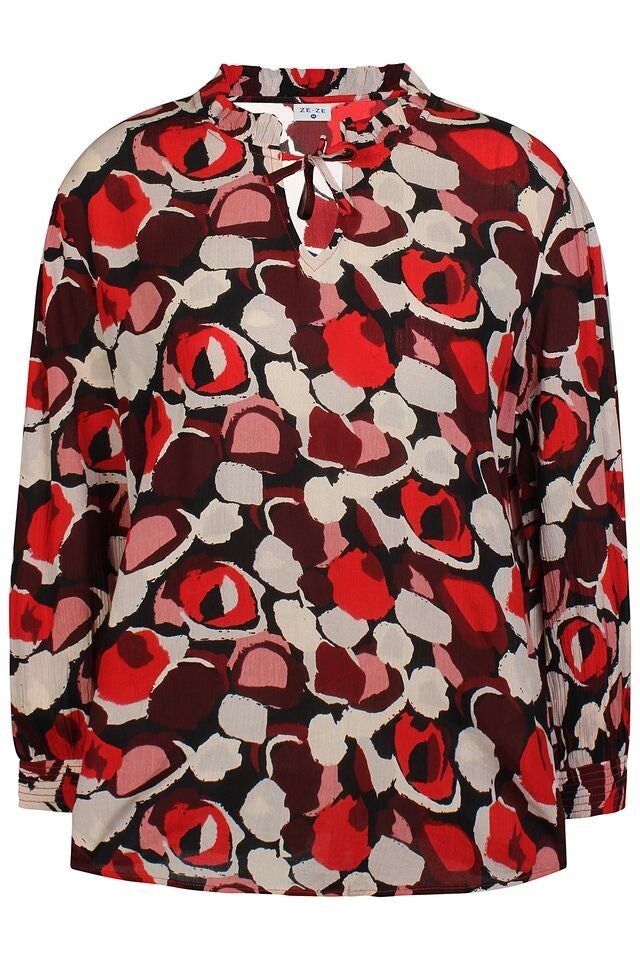 ZE-ZE - Blouse Doanna Rood