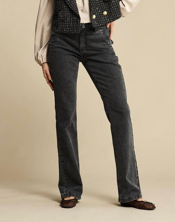 Red Button - Bibette Black Denim