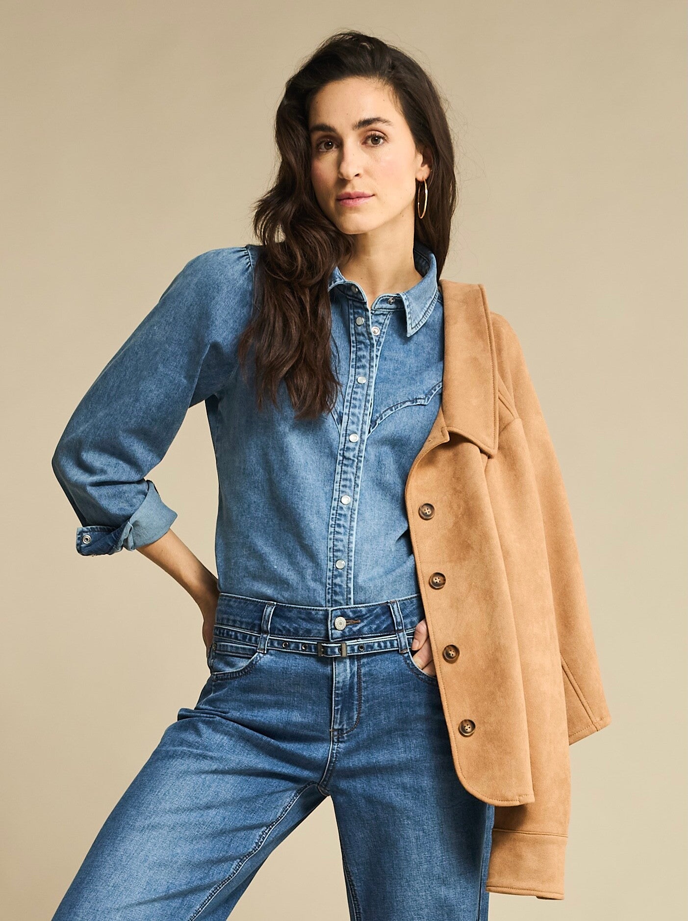 Red Button - Victoria Blouse Denim