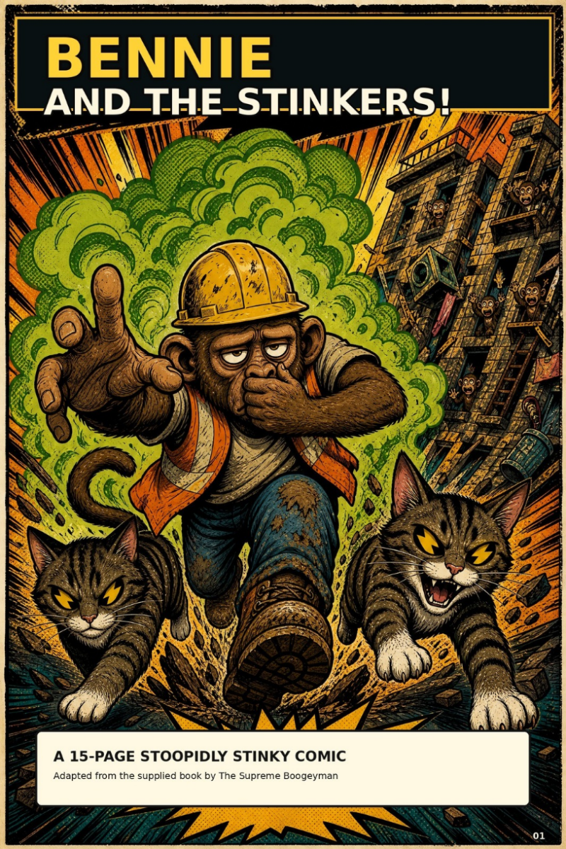 Bennie and the stinkers comic