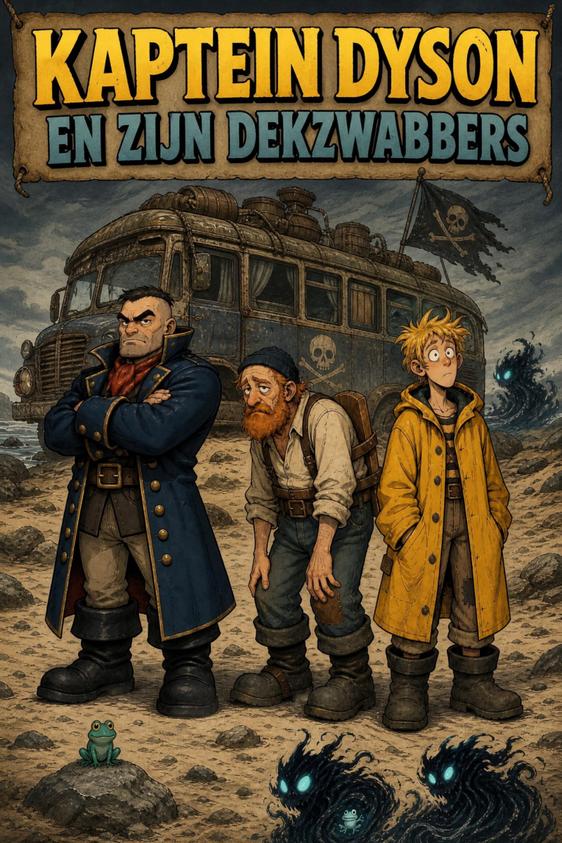 Kaptein Dyson en zijn dekzwabbers stripboek 