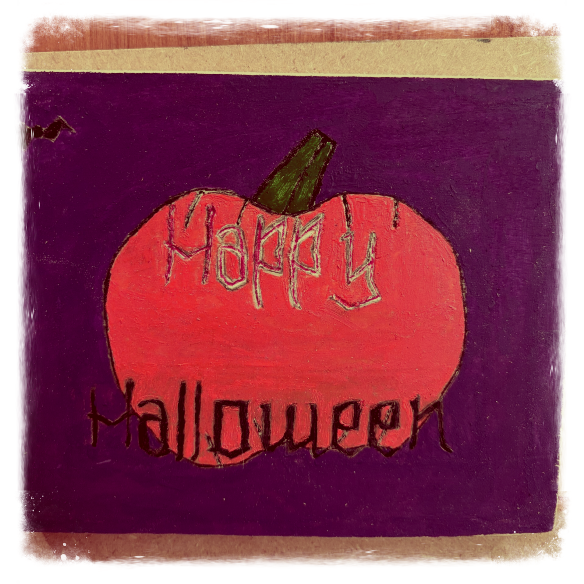 "Happy Halloween" mini