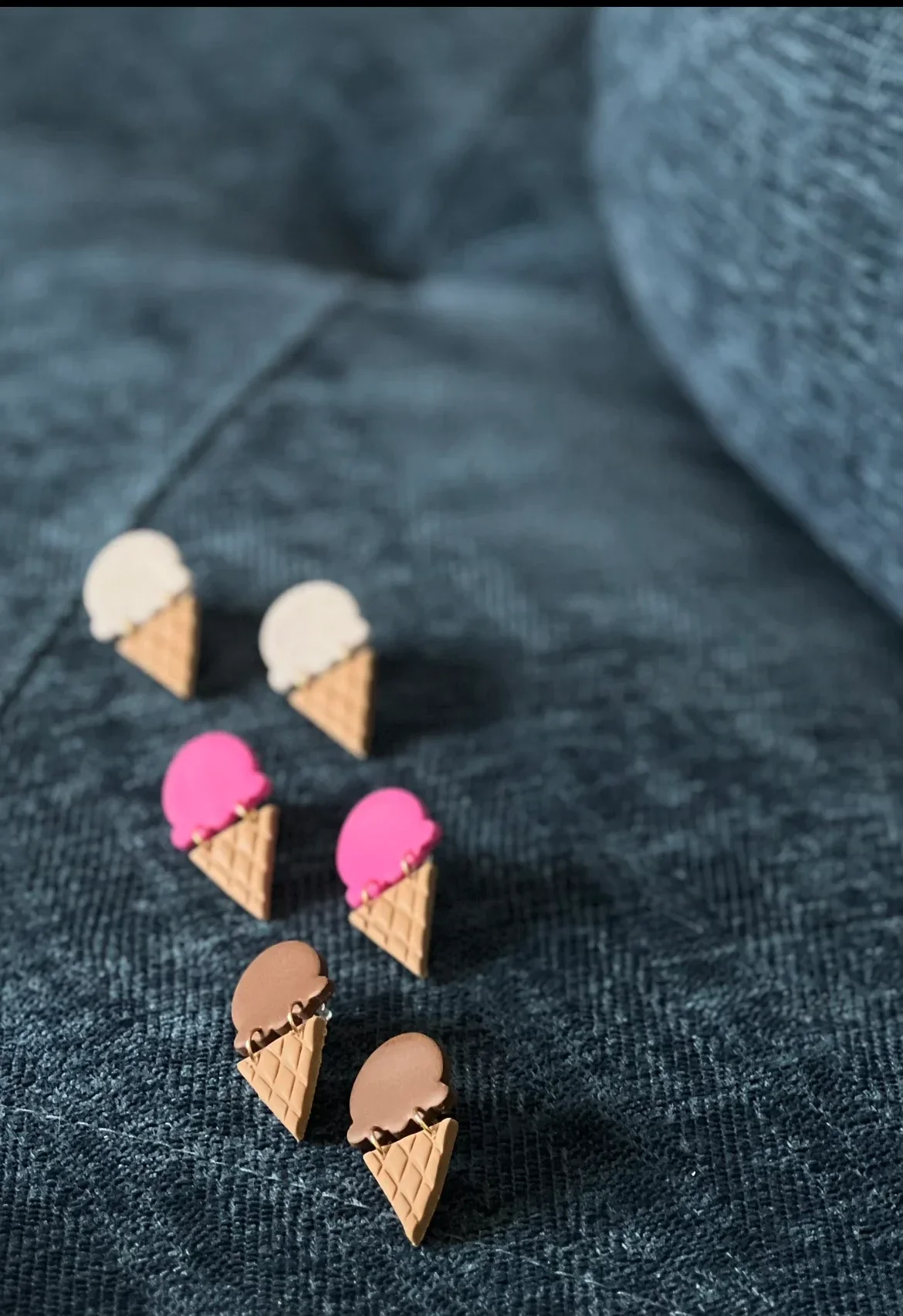 Ice Cream Ear Rings