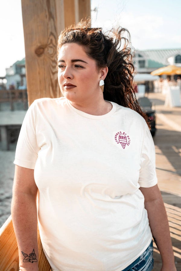Female SBN Ice Cream Shirt- Vanilla
