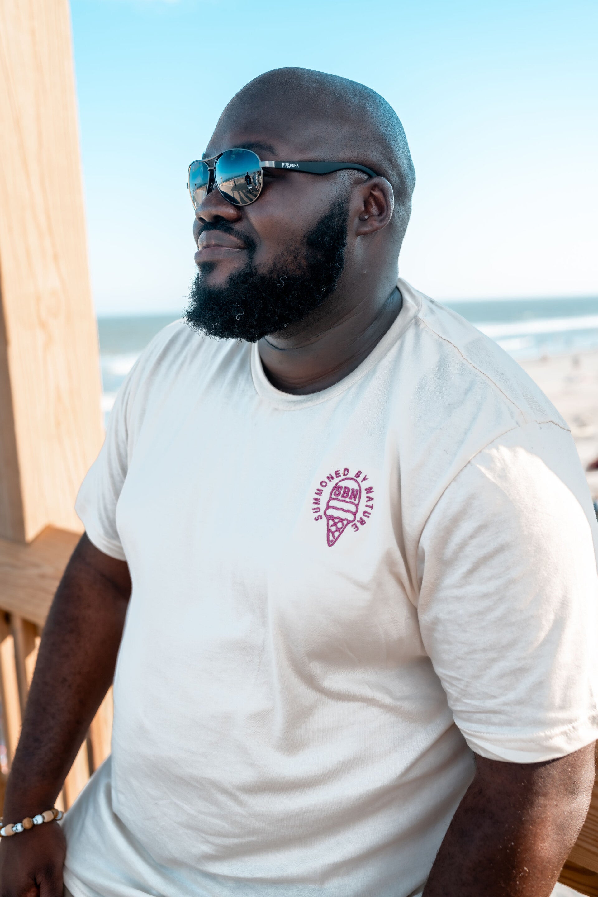 Male SBN Ice cream shirt- Vanilla