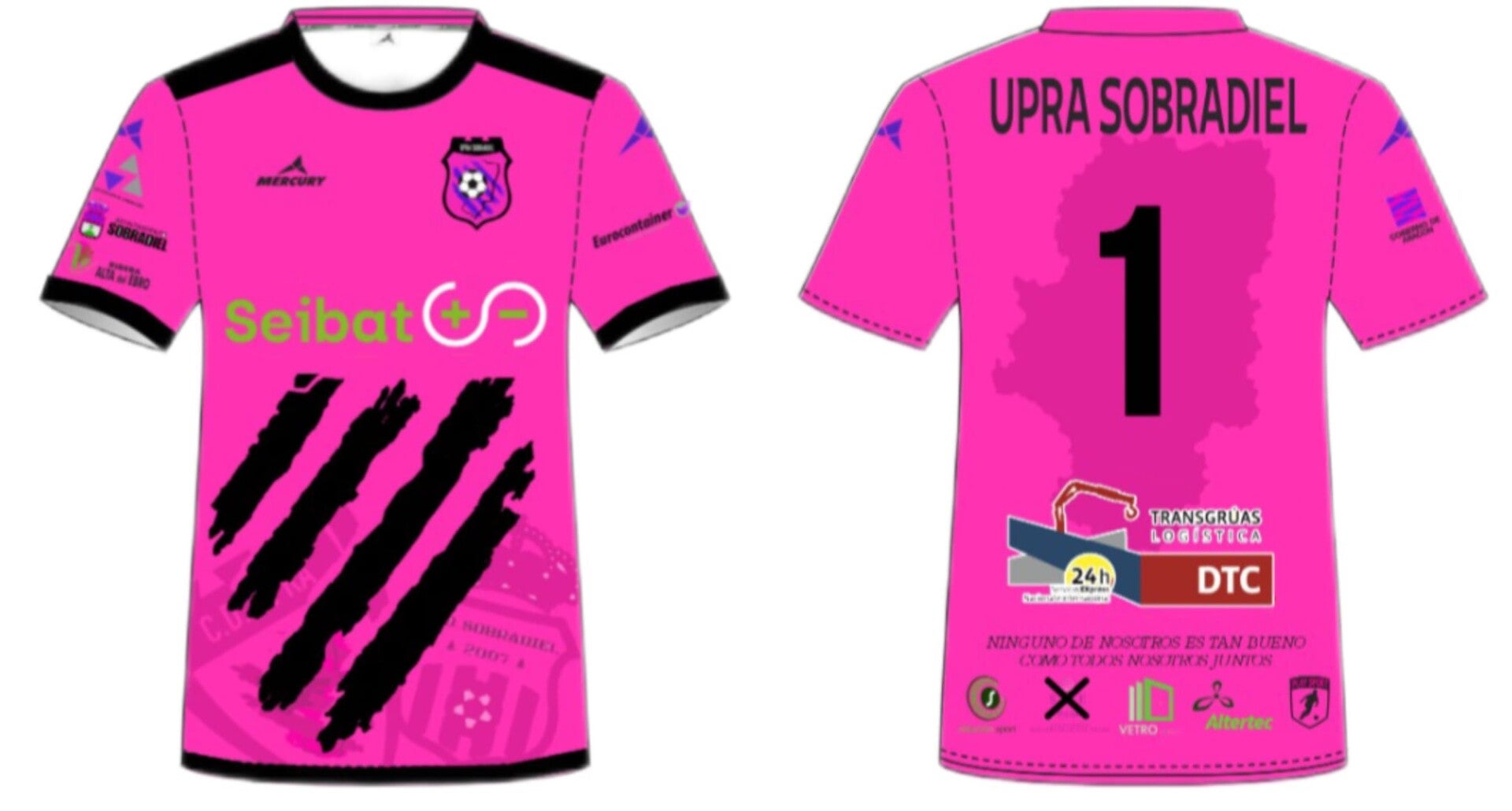 Camiseta Rosa UPRA Sobradiel