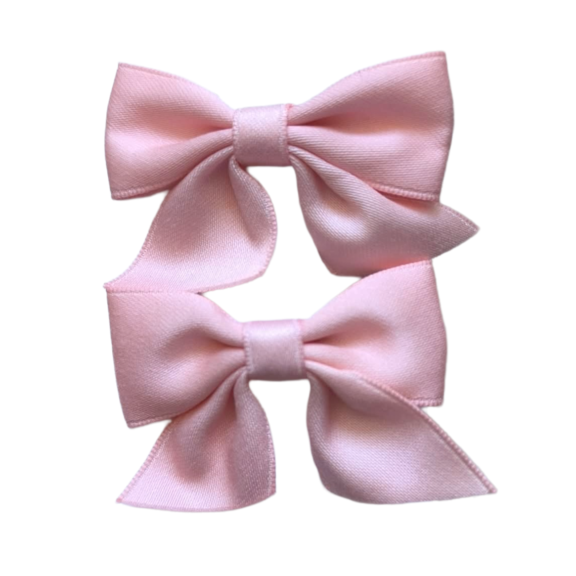 Set van 2 roze haarstrikjes