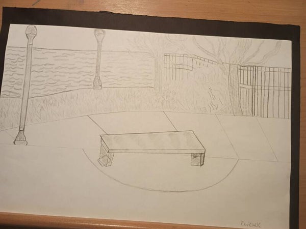 riverside park bench