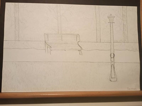 park bench trail