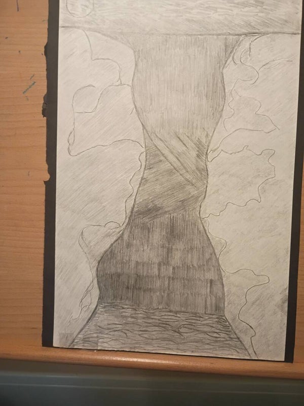 tall cliff face waterfall