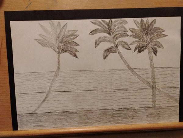 palm trees on the beach #2