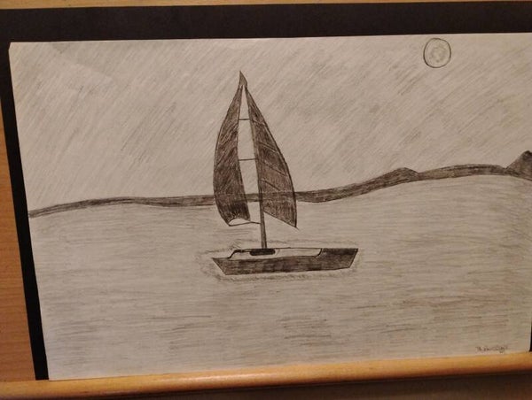 sailing through the lake