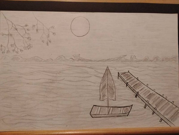 moonlight boat dock