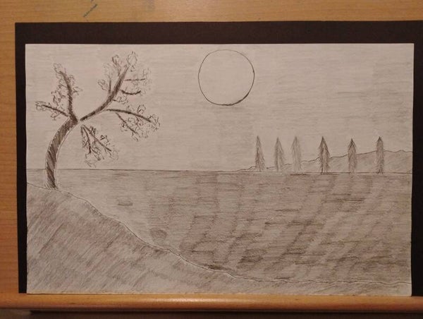 Moonlight on the lake