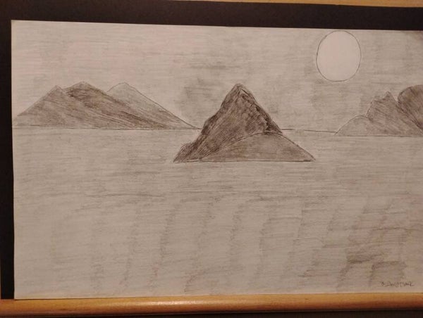 moonlight rocky islands