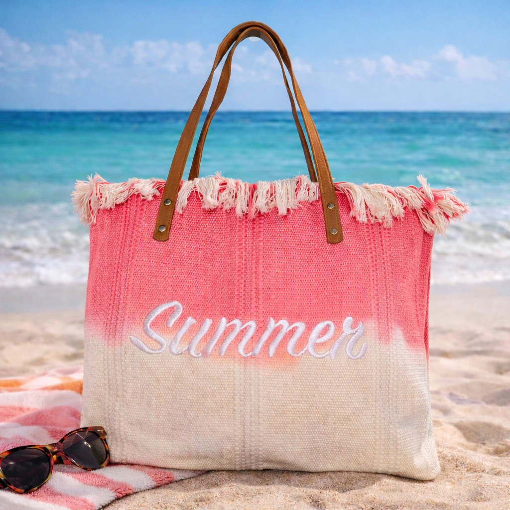 Strandtas Summer Roze