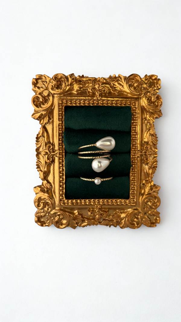 Ringen set parel