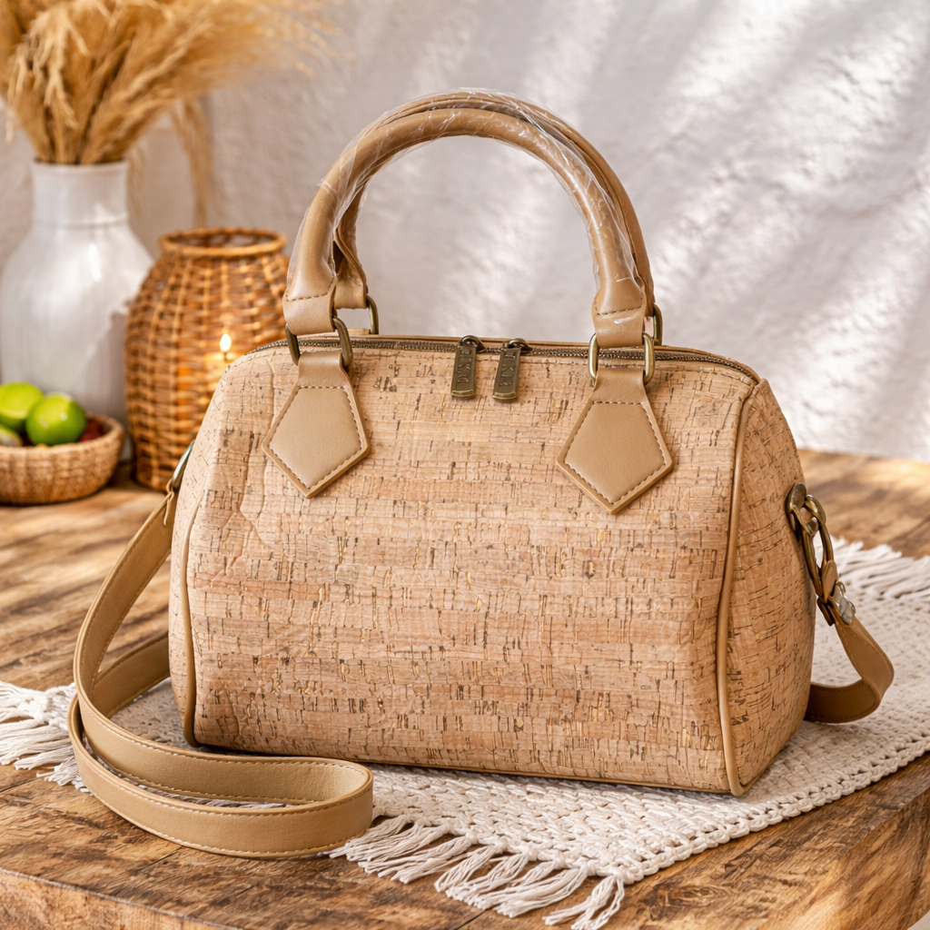 Kurk handtas dames – duurzame natuurlijke kurk tas