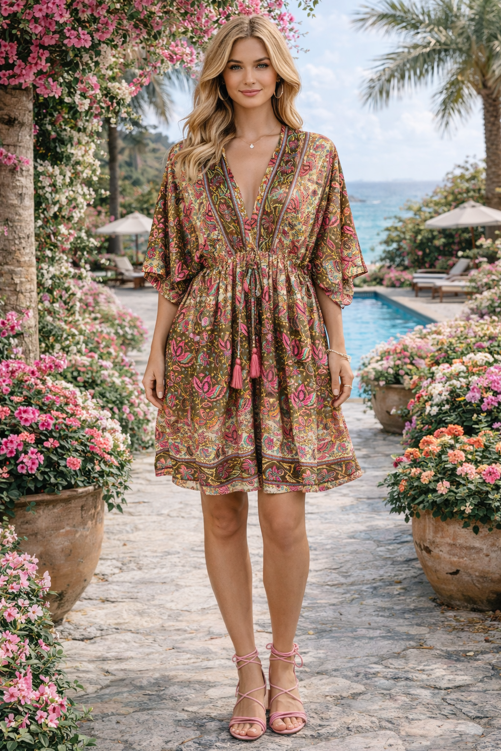 Jurkje met zachte kleuren