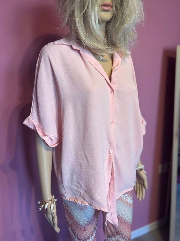 Roze blouse