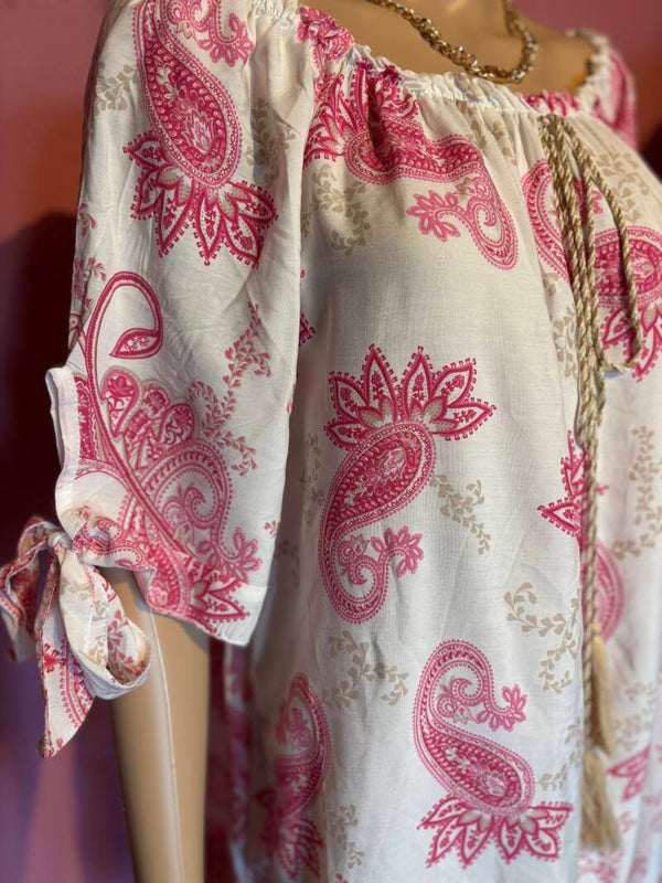 Jurk met baroque print