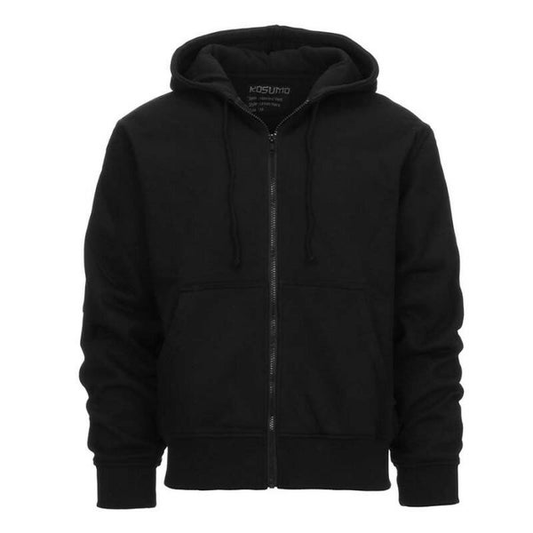 HOODIE MET RITSSLUITING Zwart