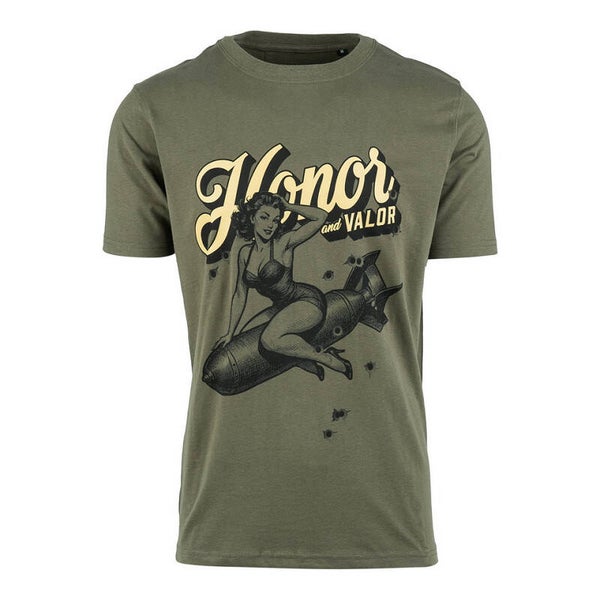 T-SHIRT PIN-UP HONOR AND VALOR