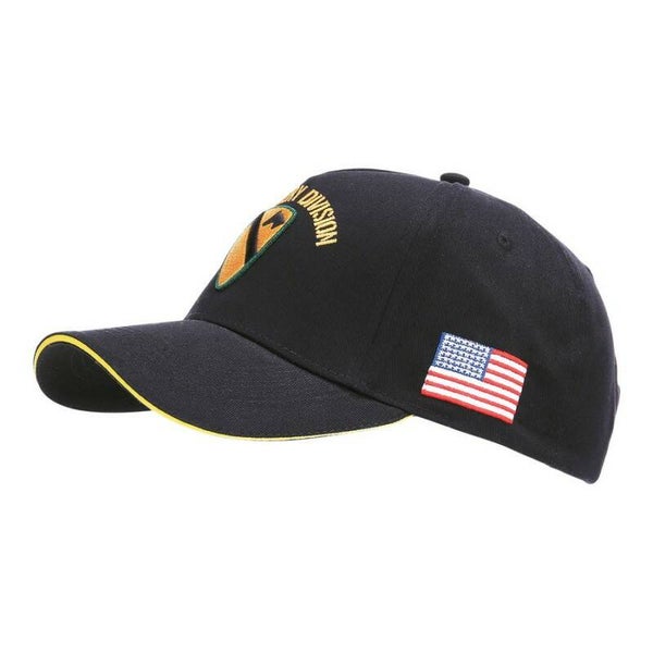 BASEBALL CAP US CAVALRY WWII Zwart