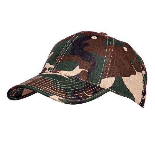 BASEBALL CAP FLEXFIT Woodland / Zwart