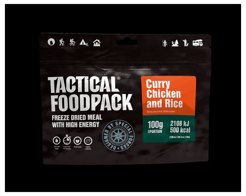 TACTICAL FOODPACK CURRY CHICKEN AND RICE 100g