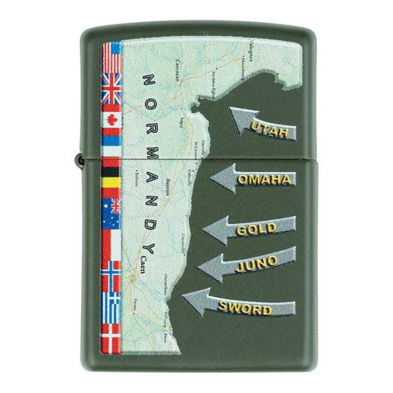 ZIPPO D-DAYMILITARY MAP NORMANDY