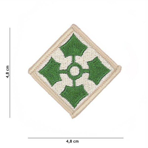 EMBLEEM STOF 4TH US INFANTRY DIVISION