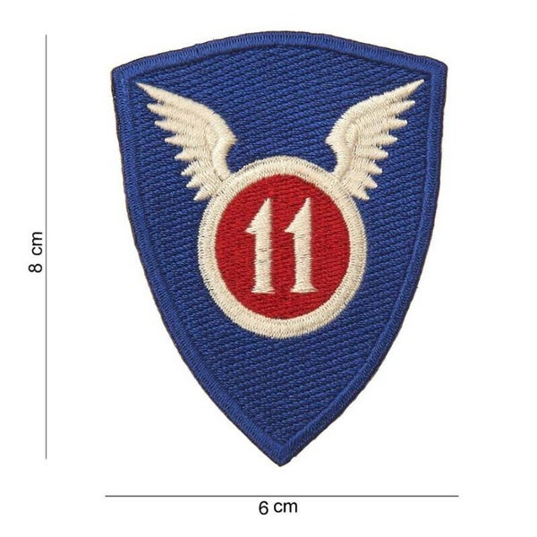 EMBLEEM STOF US 11TH AIRBORNE DIVISION