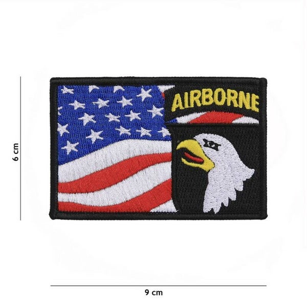 EMBLEEM STOF 101ST AIRBORNE VLAG