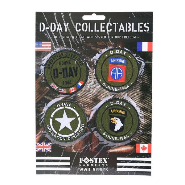 KAART EMBLEMEN D-DAY COLLECTABLES STOF