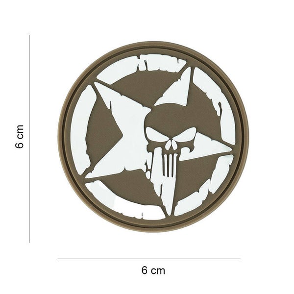 EMBLEEM 3D PUNISHER ALLIED STAR COYOTE
