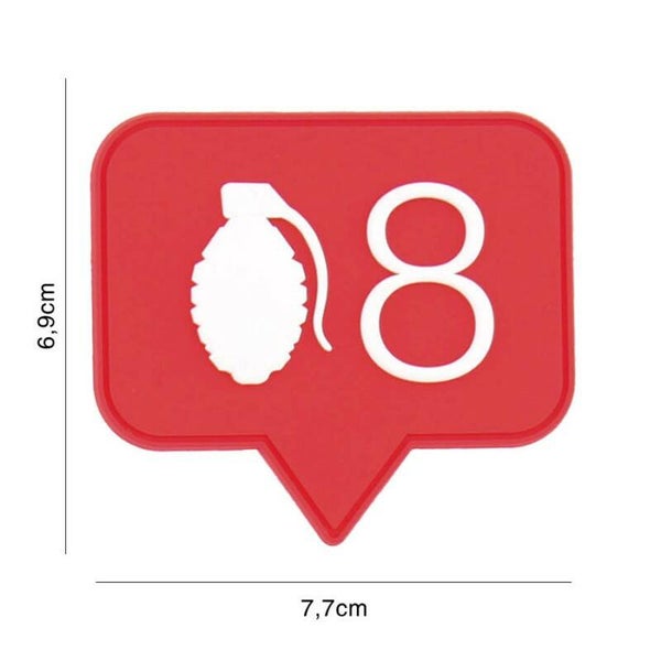 EMBLEEM 3D PVC GRENADE 8