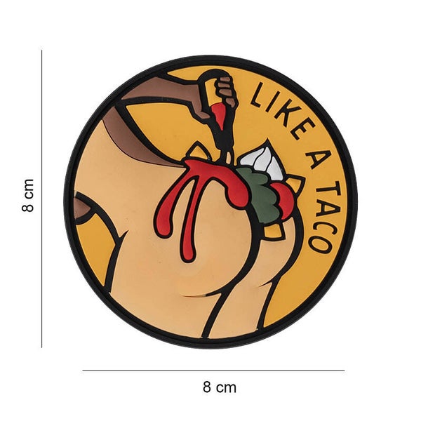 EMBLEEM 3D PVC LIKE A TACO