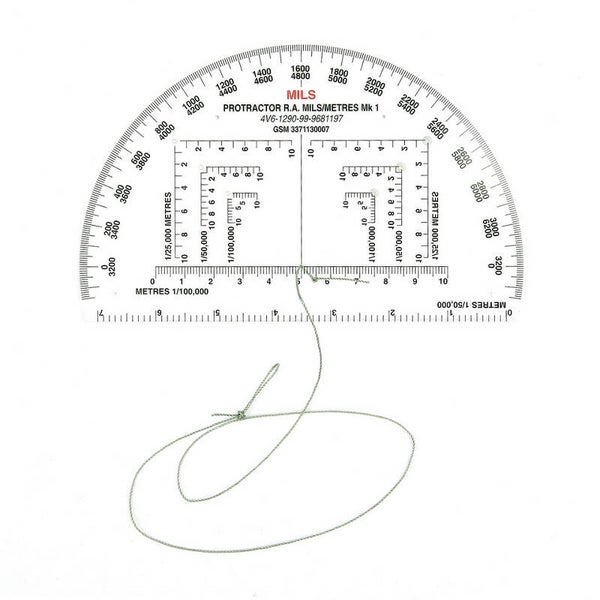 BCB MILITARY PROTRACTOR 6 INCH