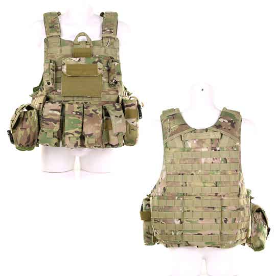 TACTICAL VEST RAPTOR Groen / Zwart / Khaki / Icc au / Digital camo / Acu