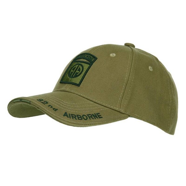 BASEBALL CAP 82nd AIRBORNE SUBDUED Groen / Grijs