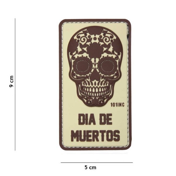 EMBLEEM 3D PVC DIA DE MUERTOS beige