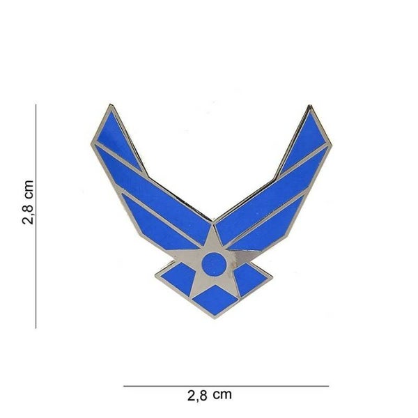 EMBLEEM METAAL US AIR FORCE KLEIN