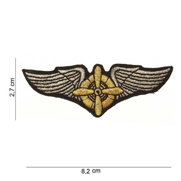 EMBLEEM STOF FLIGHT ENGINEER klein