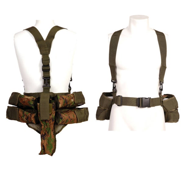 TACTICAL PAINTBALL VEST Groen/ Zwart / Digital camo / Acu