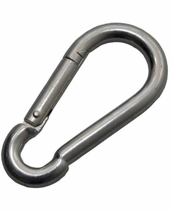 KARABIJNHAAK RVS 6 x 60