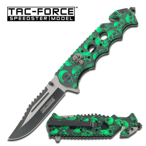 TAC FORCE GREEN SKULL