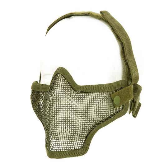 AIRSOFT BESCHERMINGSMASKER Groen / Zwart / Khaki / Woodland